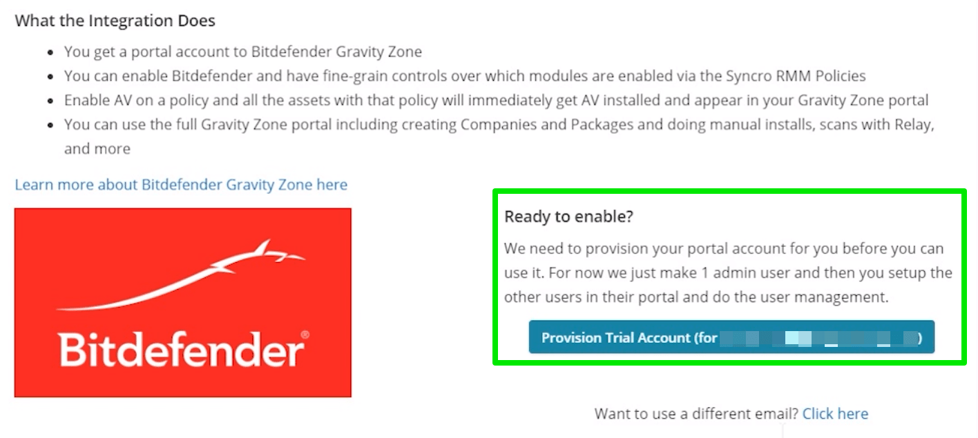 Bitdefender trial