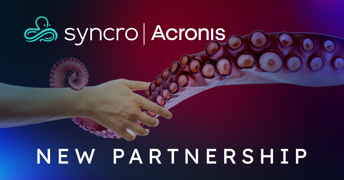 MSP backup Syncro Acronis partnership