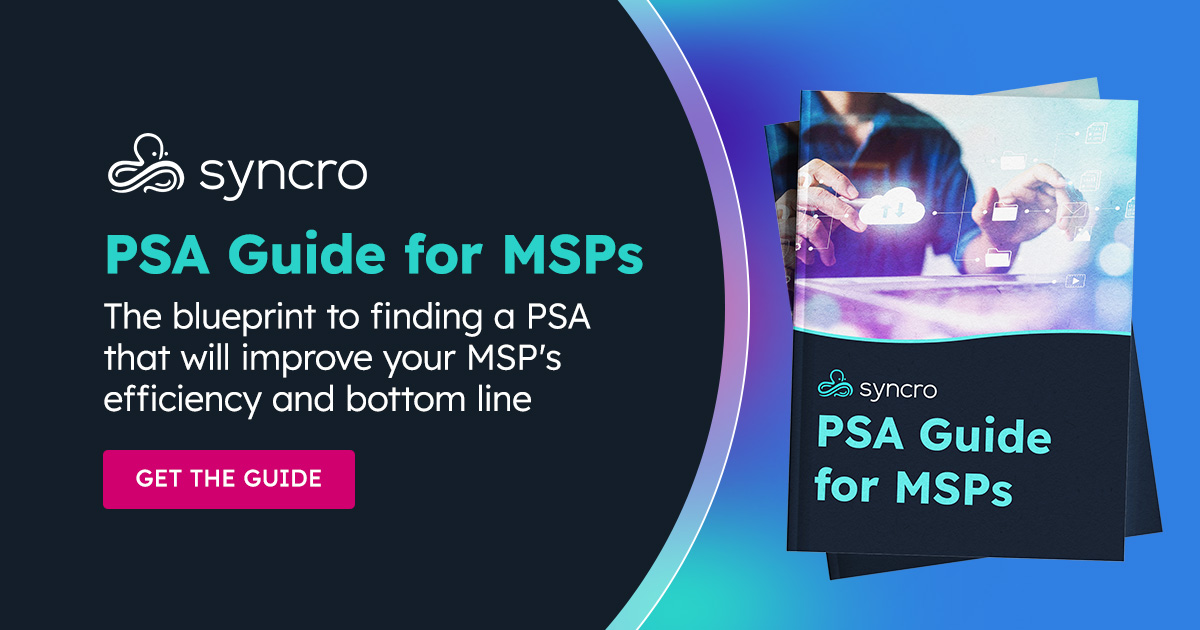 Syncro | PSA Fact Sheet for MSPs
