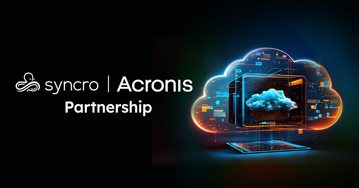 Syncro Expands Partnership With Acronis