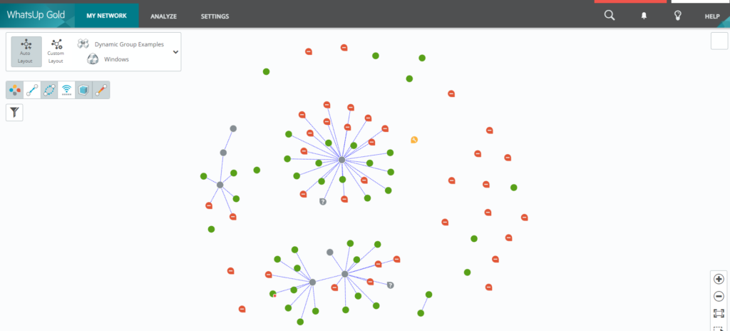 Network Discovery Tool WhatsUp Gold Dashboard