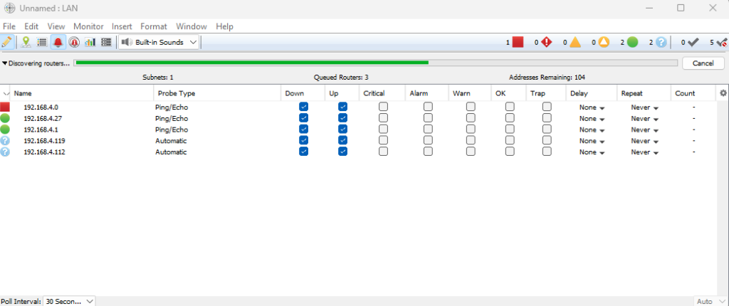 Network Discovery Tool Intermapper Dashboard