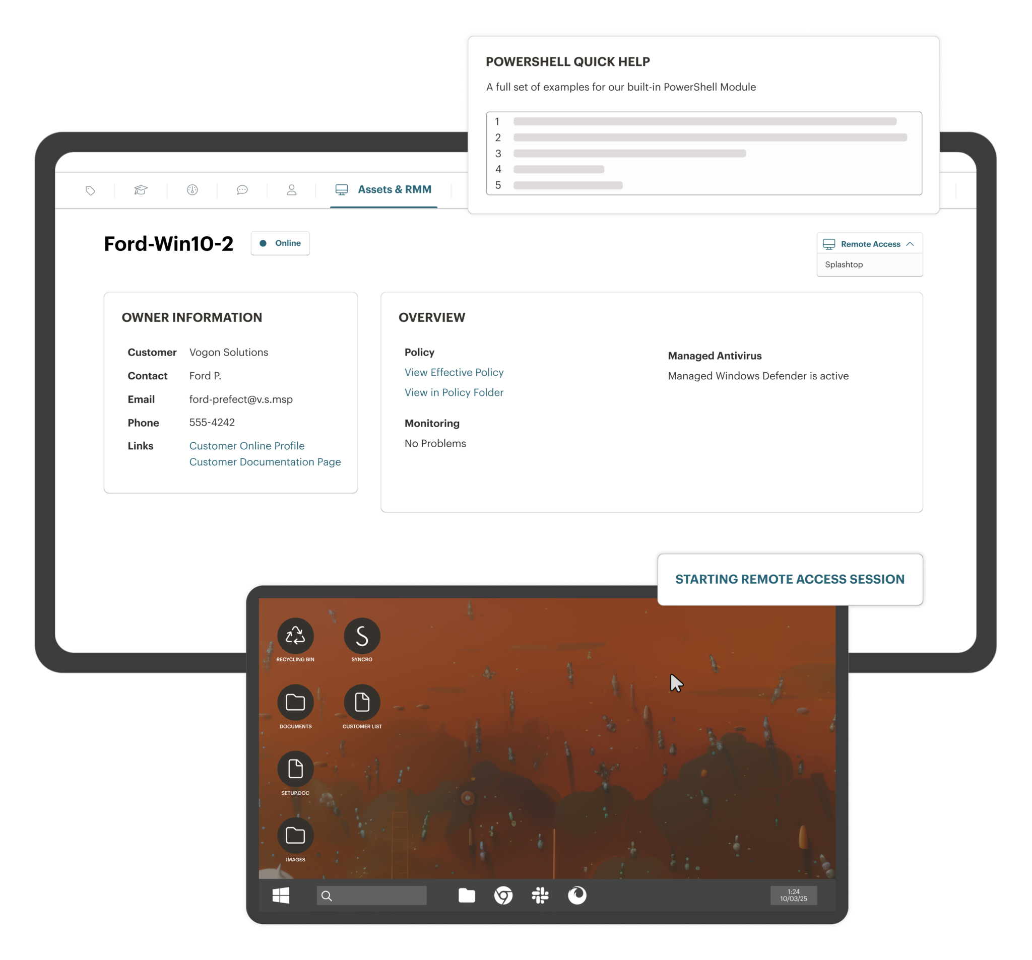 IT Management Platforms for Construction | Syncro