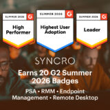 Syncro Earns 20 G2 Summer 2026 Badges Across PSA, RMM, Endpoint Management & Remote Desktop